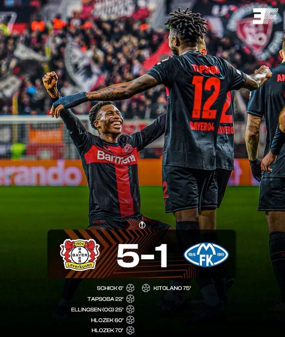 勒沃庫森全勝晉級！歐聯(lián)杯16強門票已拿下